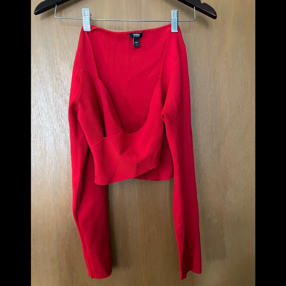 Thin-Sweater crop top